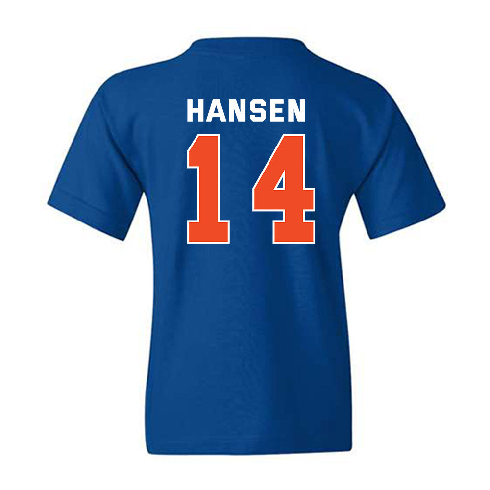 Boise State - NCAA Women's Basketball : Mya Hansen - Classic Shersey Youth T-Shirt-1