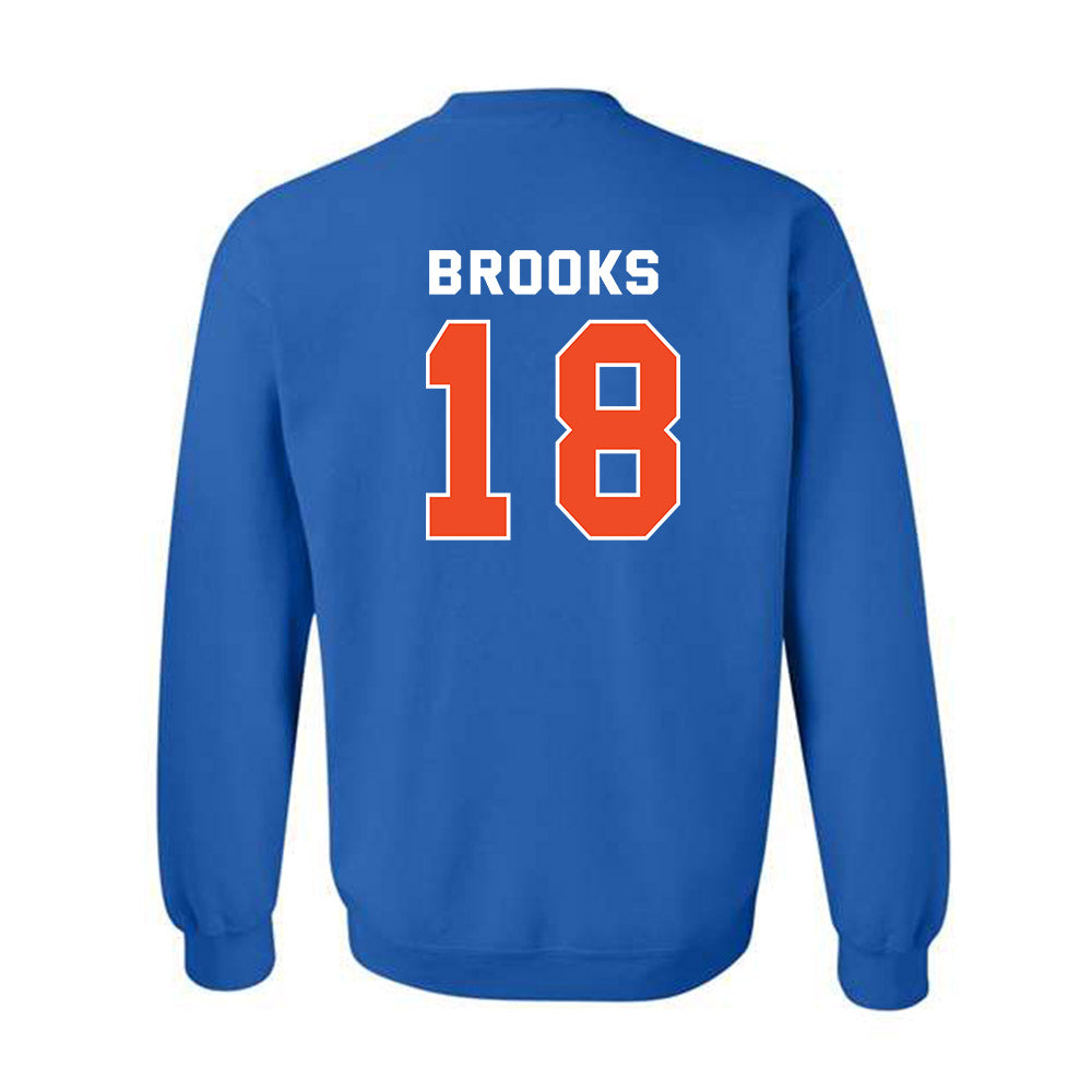 Boise State - NCAA Football : Sam Brooks - Classic Shersey Crewneck Sweatshirt-1