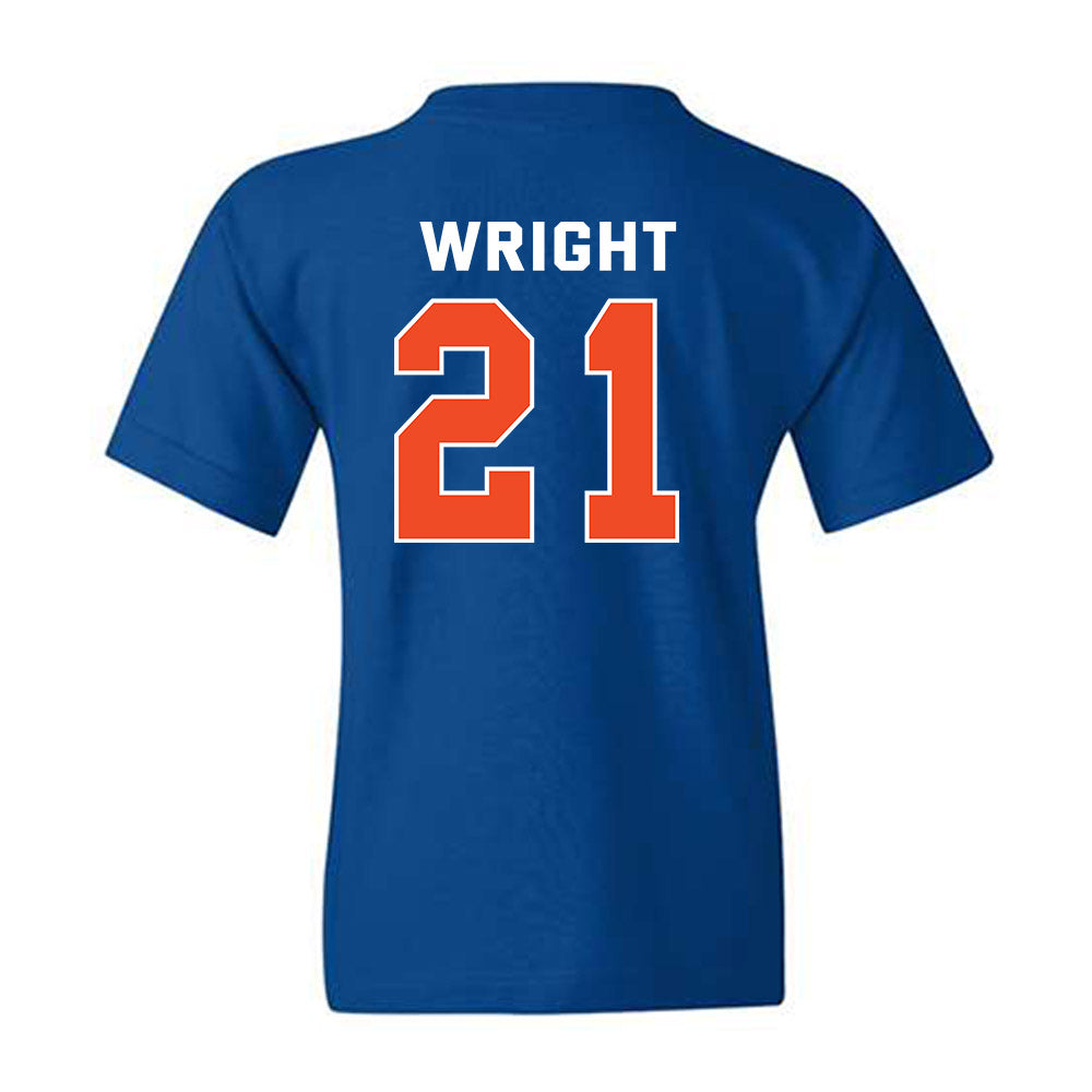 Boise State - NCAA Football : Akeem Wright - Classic Shersey Youth T-Shirt-1