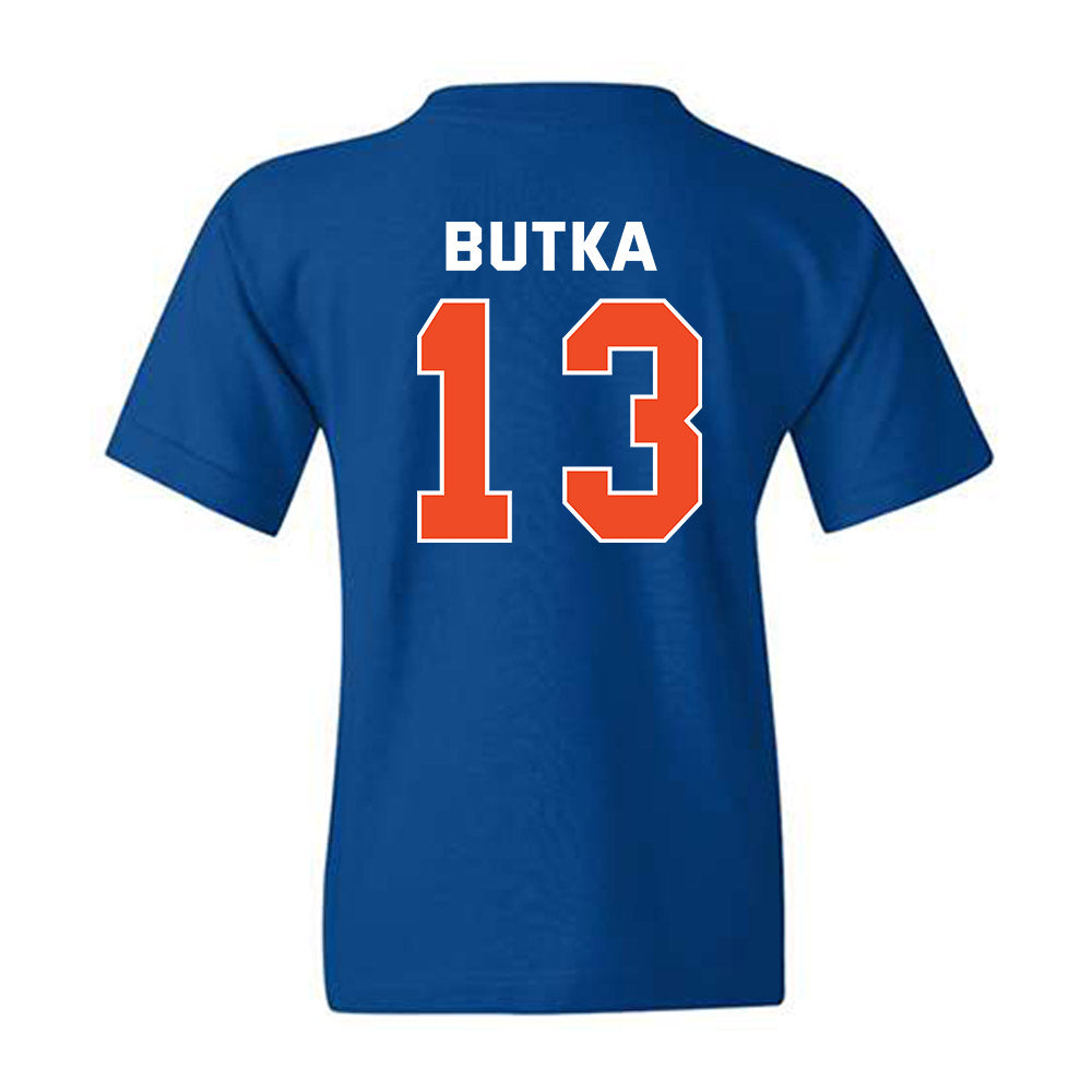 Boise State - NCAA Men's Basketball : Dovydas Butka - Classic Shersey Youth T-Shirt-1