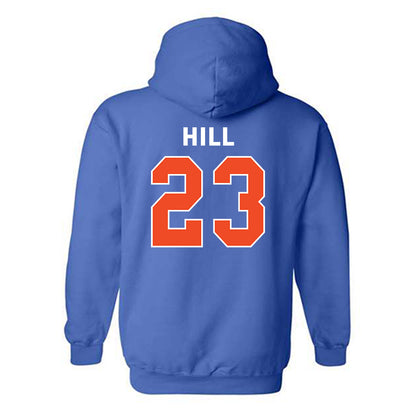 Boise State - NCAA Football : David Hill - Classic Shersey Hooded Sweatshirt-1