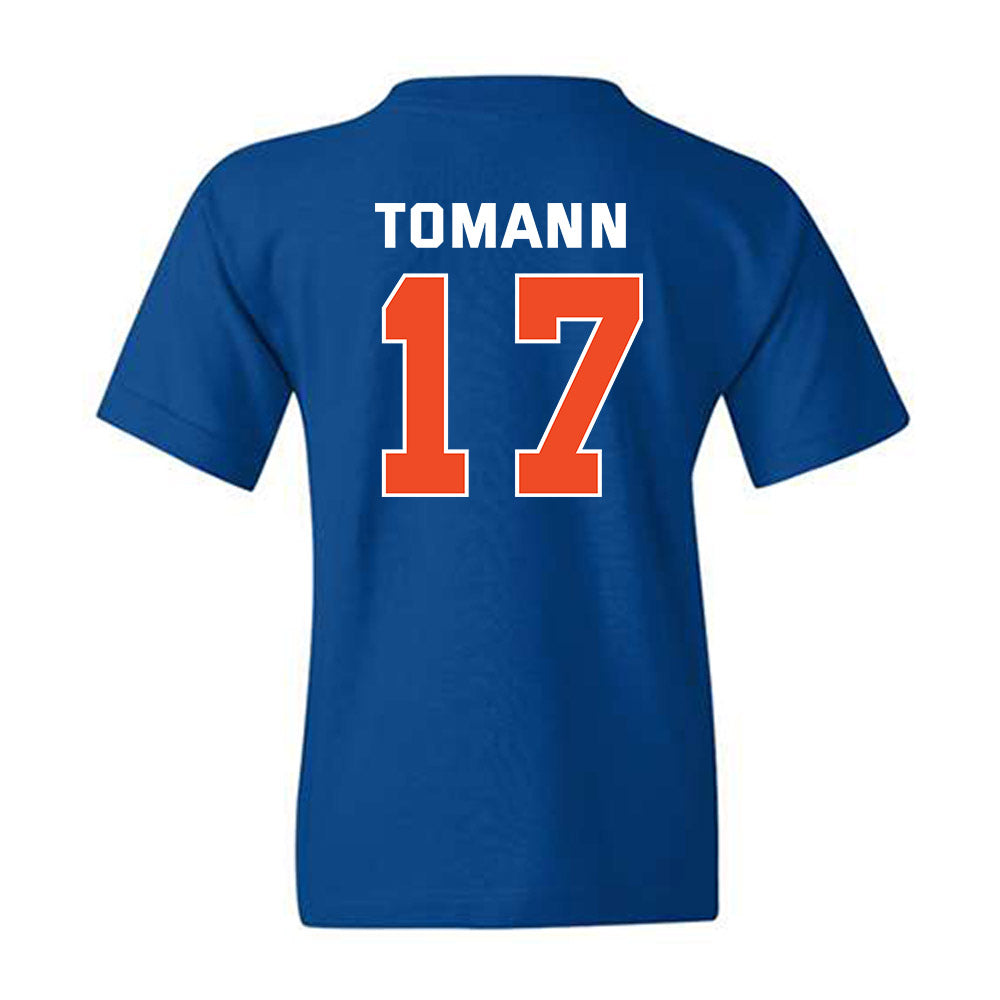 Boise State - NCAA Men's Basketball : Kaur Tomann - Classic Shersey Youth T-Shirt-1