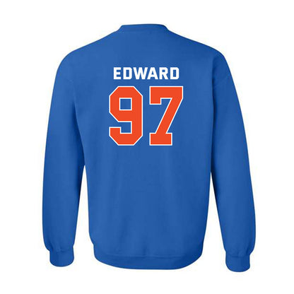 Boise State - NCAA Football : Mikaio Edward - Classic Shersey Crewneck Sweatshirt-1