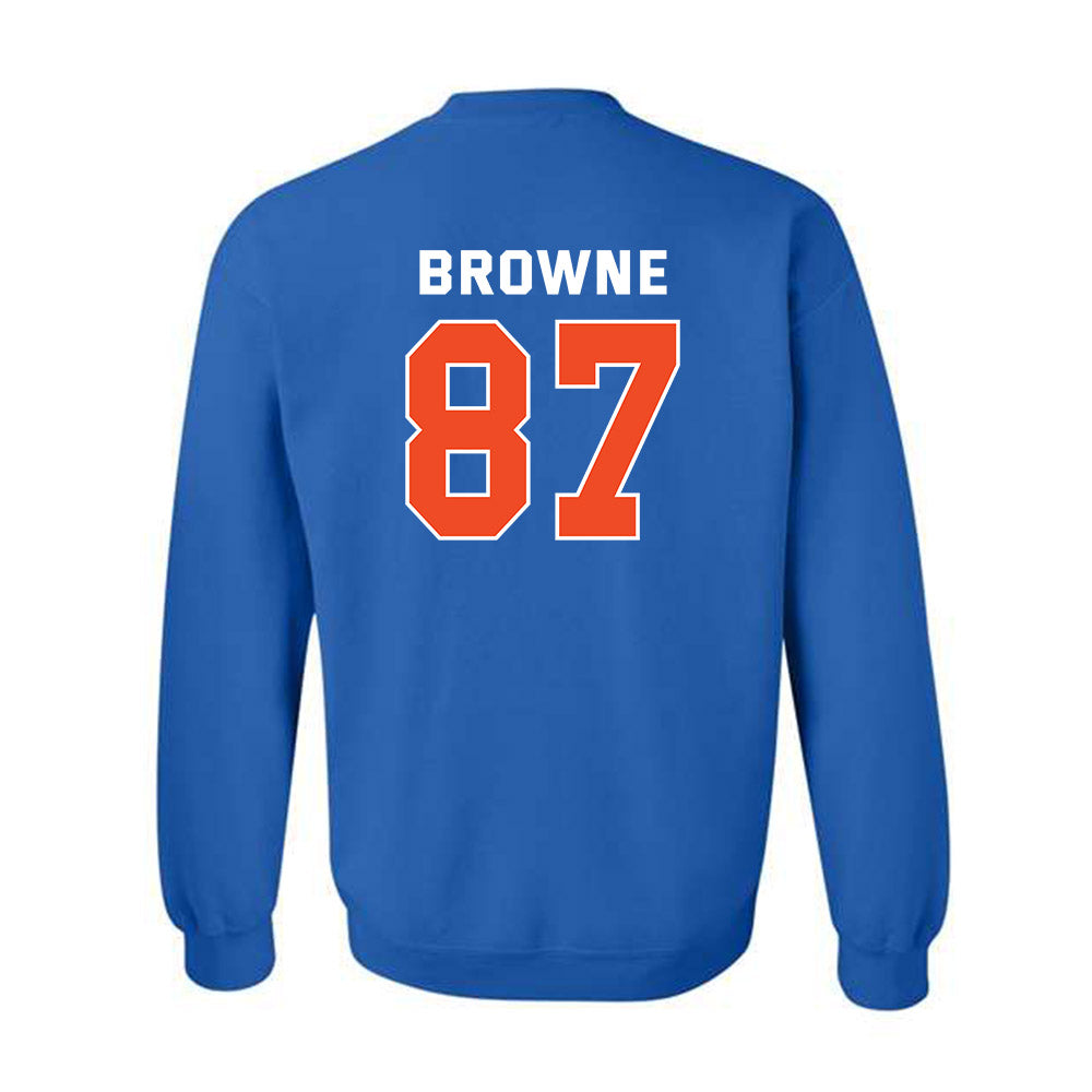 Boise State - NCAA Football : Keawe Browne - Classic Shersey Crewneck Sweatshirt-1