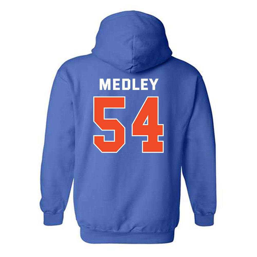 Boise State - NCAA Football : Adonte Medley - Classic Shersey Hooded Sweatshirt-1