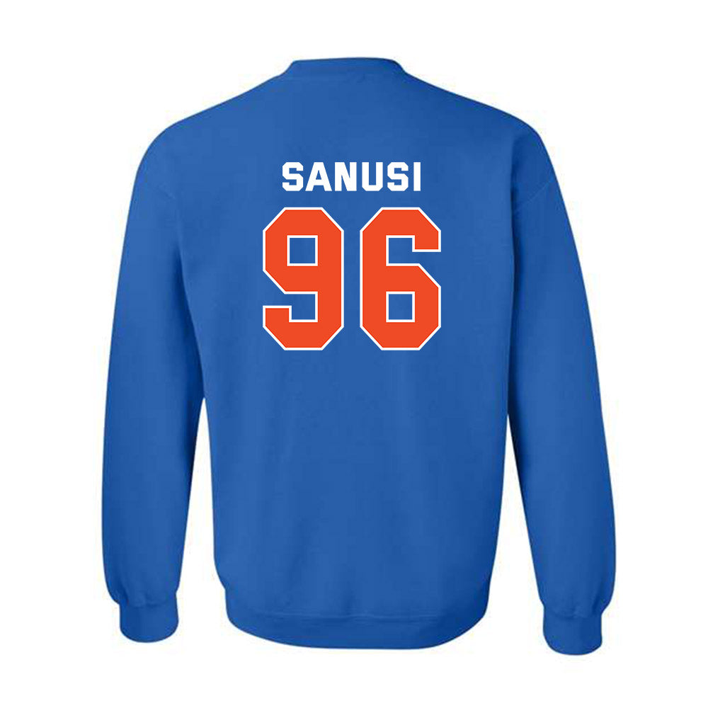 Boise State - NCAA Football : Lopez Sanusi - Classic Shersey Crewneck Sweatshirt-1