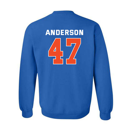 Boise State - NCAA Football : Kaden Anderson - Classic Shersey Crewneck Sweatshirt-1