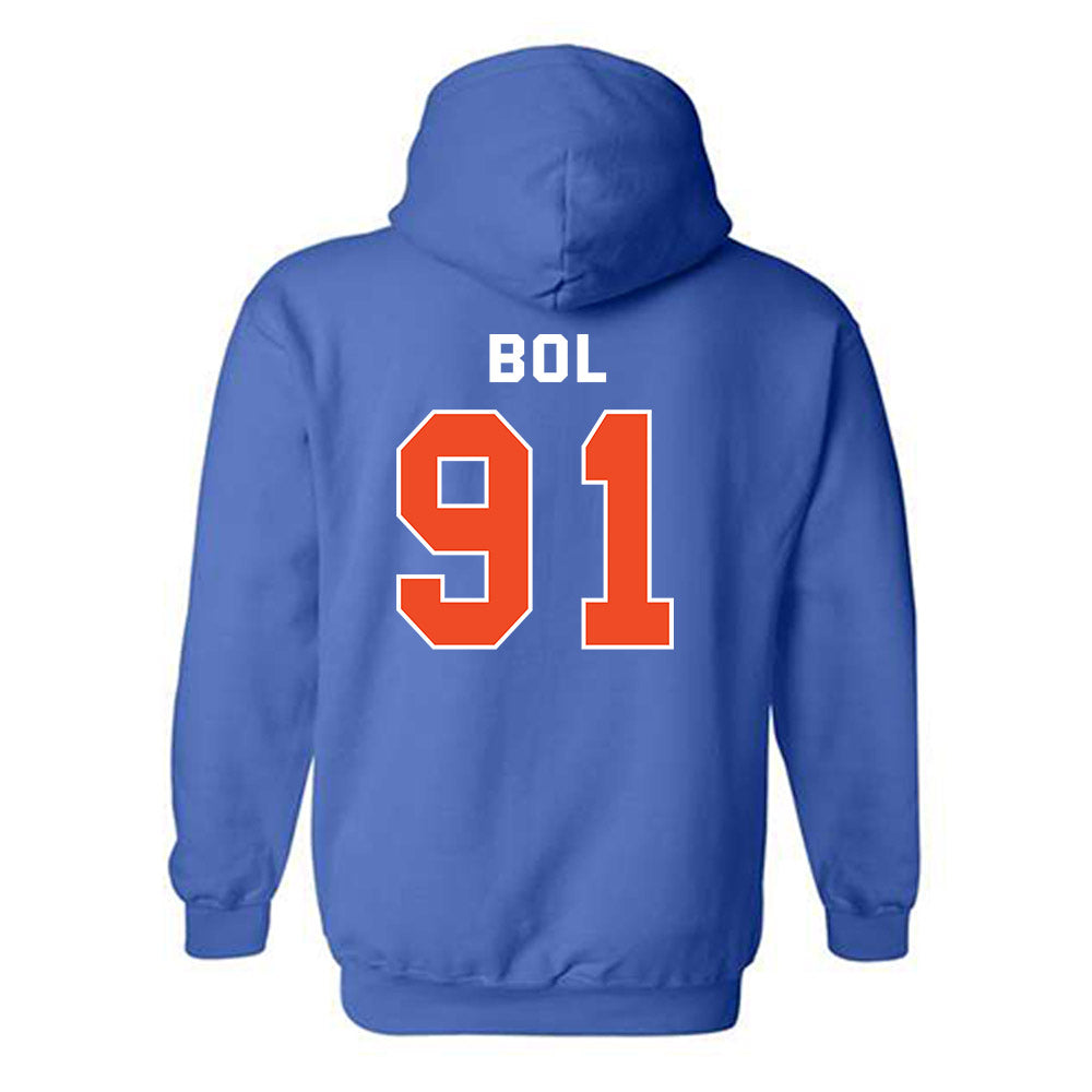 Boise State - NCAA Football : Bol Bol - Classic Shersey Hooded Sweatshirt-1