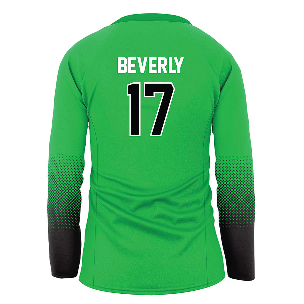 Marshall - NCAA Women's Volleyball : Lia Beverly - Green Volleyball Jersey-1