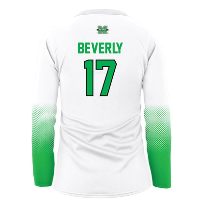 Marshall - NCAA Women's Volleyball : Lia Beverly - White Volleyball Jersey-1