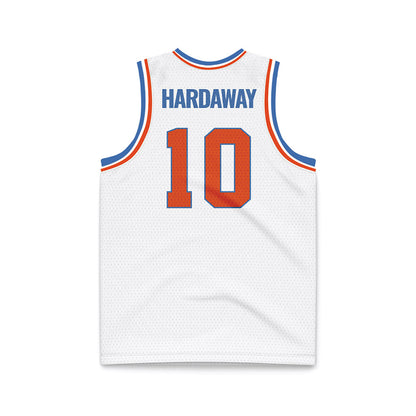 UTEP - Men's Basketball Legends : Tim Hardaway - Legends Vintage White Basketball Jersey-1