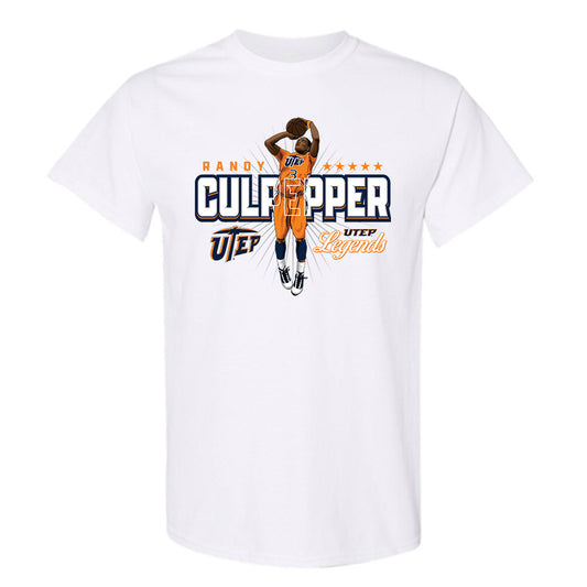 UTEP - Men's Basketball Legends : Randy Culpepper - T-Shirt-0