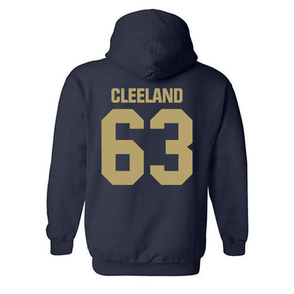 UC Davis - NCAA Football : Roice Cleeland - Classic Shersey Hooded Sweatshirt-1