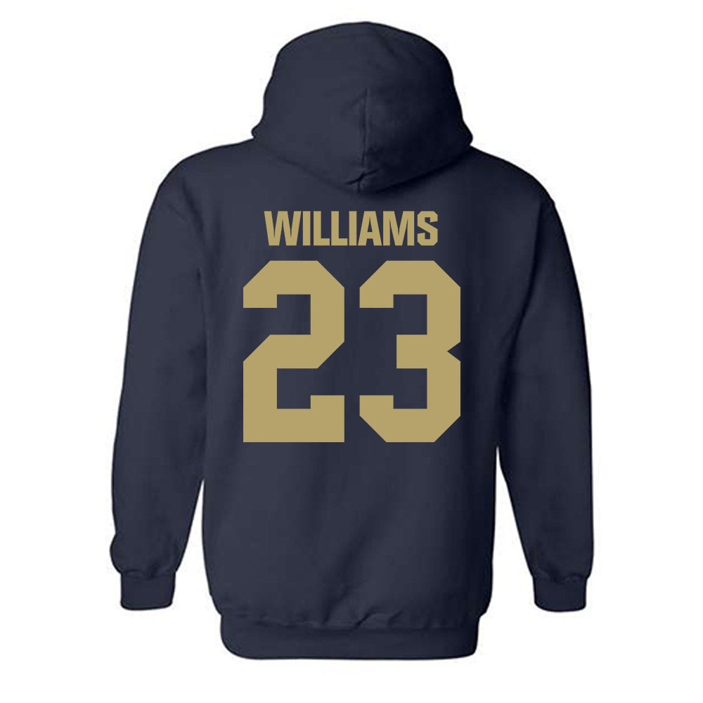 UC Davis - NCAA Football : Winston Williams - Classic Shersey Hooded Sweatshirt-1
