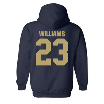 UC Davis - NCAA Football : Winston Williams - Classic Shersey Hooded Sweatshirt-1