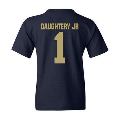 UC Davis - NCAA Men's Basketball : Carl Daughtery Jr - Classic Shersey Youth T-Shirt-1