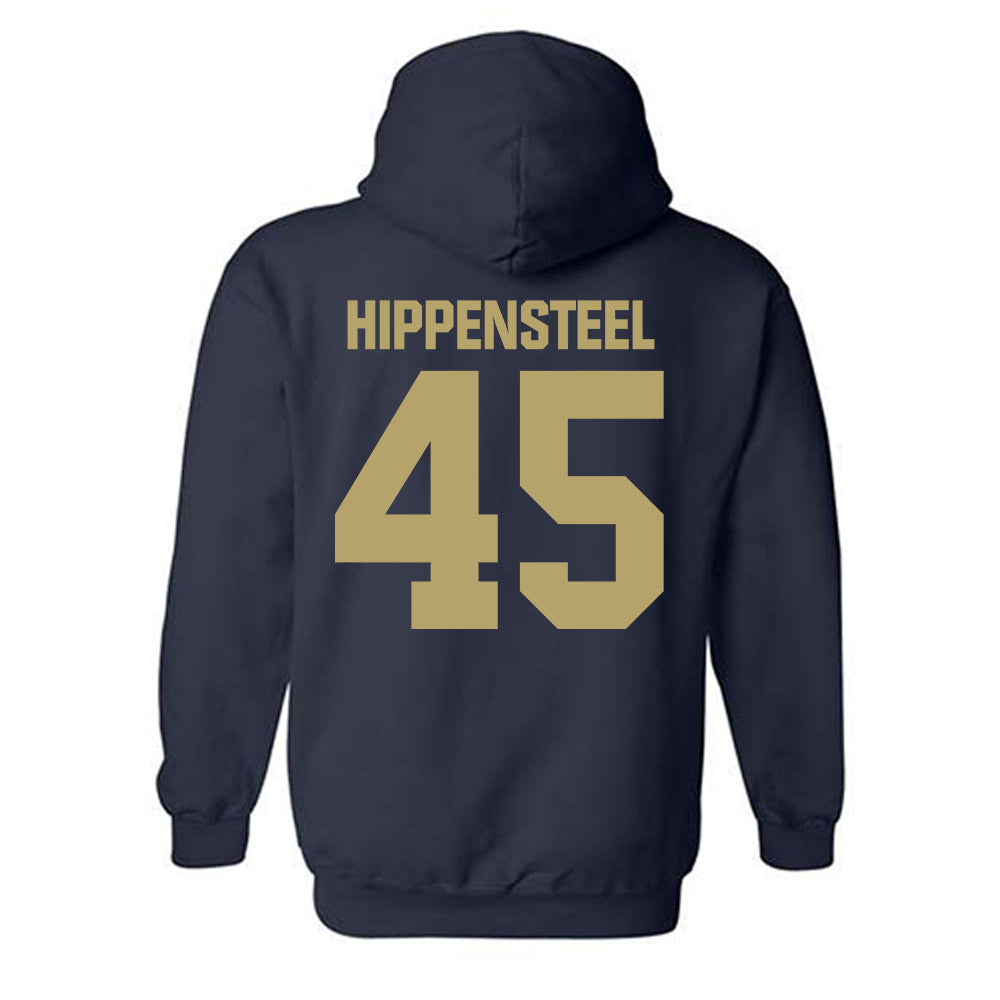 UC Davis - NCAA Baseball : Max Hippensteel - Classic Shersey Hooded Sweatshirt-1