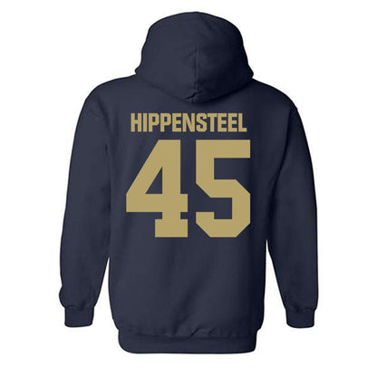 UC Davis - NCAA Baseball : Max Hippensteel - Classic Shersey Hooded Sweatshirt-1