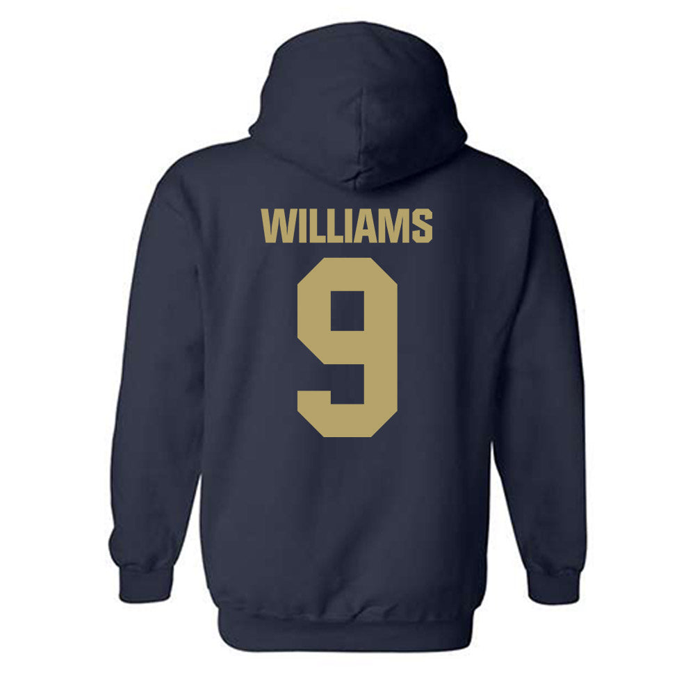 UC Davis - NCAA Baseball : Korey Williams - Classic Shersey Hooded Sweatshirt-1