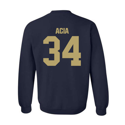 UC Davis - NCAA Football : Kai Acia - Classic Shersey Crewneck Sweatshirt-1