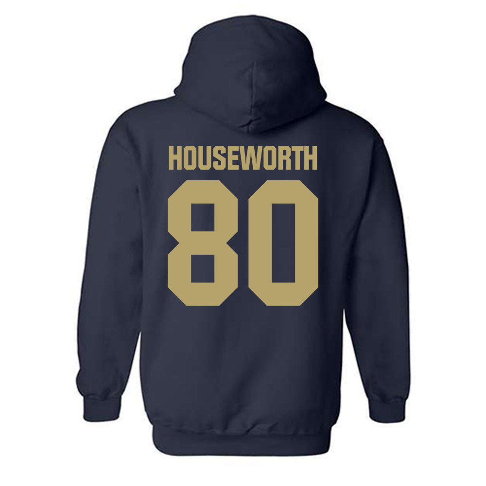 UC Davis - NCAA Football : Jake Houseworth - Classic Shersey Hooded Sweatshirt-1