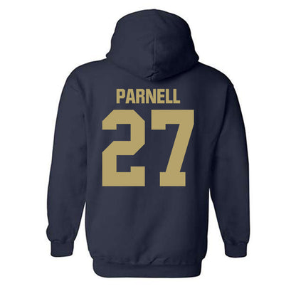 UC Davis - NCAA Football : Koen Parnell - Classic Shersey Hooded Sweatshirt-1