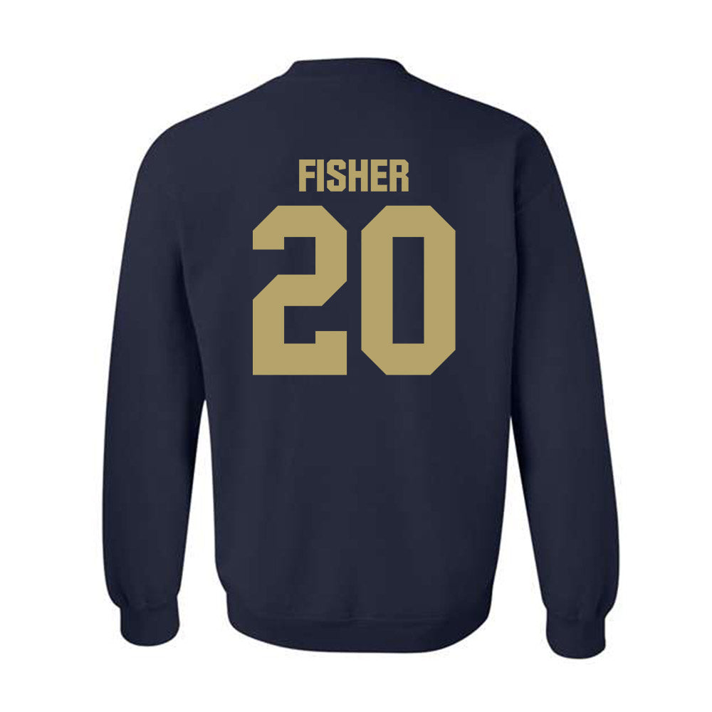 UC Davis - NCAA Football : Jordan Fisher - Classic Shersey Crewneck Sweatshirt-1