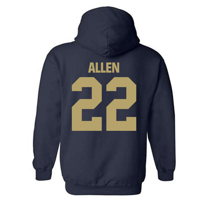 UC Davis - NCAA Football : Charlie Allen - Classic Shersey Hooded Sweatshirt-1