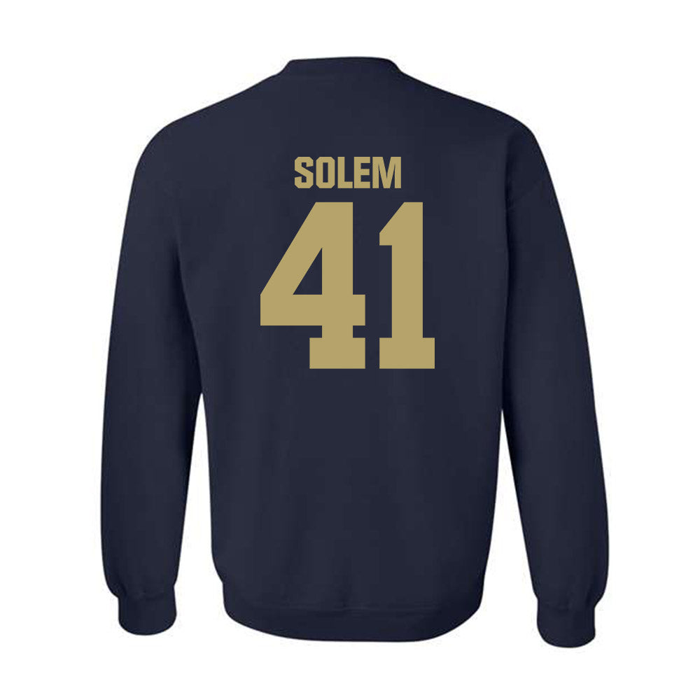 UC Davis - NCAA Baseball : Eli Solem - Classic Shersey Crewneck Sweatshirt-1