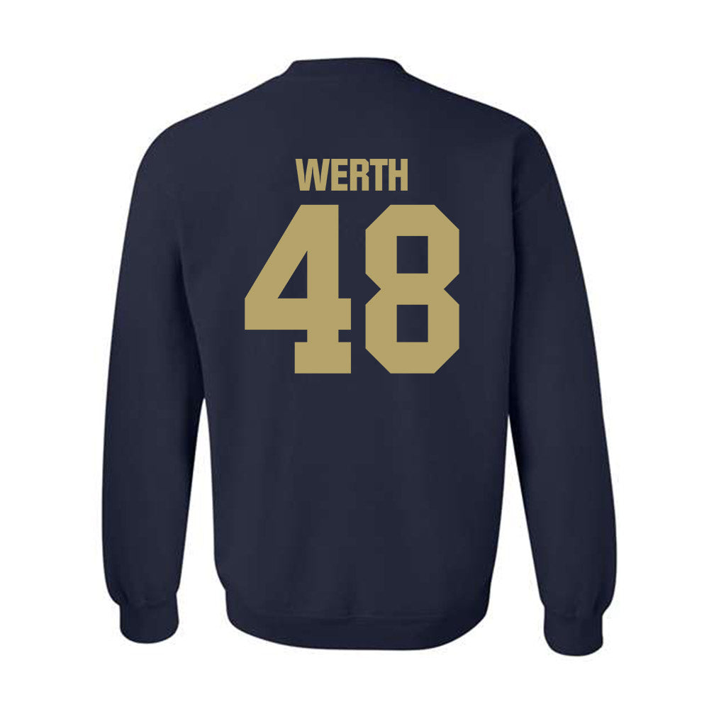UC Davis - NCAA Baseball : Taylor Werth - Classic Shersey Crewneck Sweatshirt-1