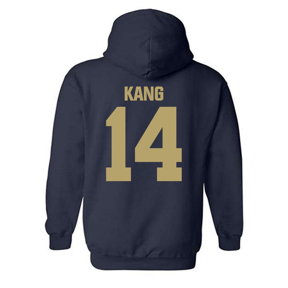 UC Davis - NCAA Baseball : Ethan Kang - Classic Shersey Hooded Sweatshirt-1
