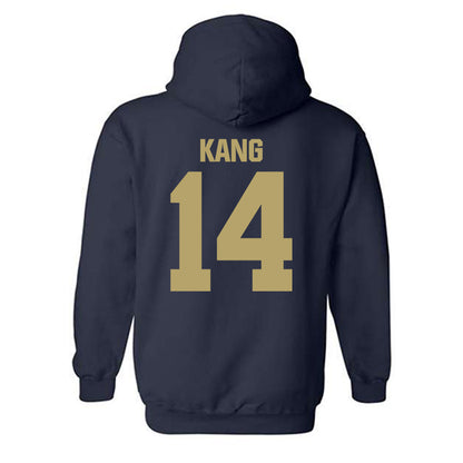 UC Davis - NCAA Baseball : Ethan Kang - Classic Shersey Hooded Sweatshirt-1