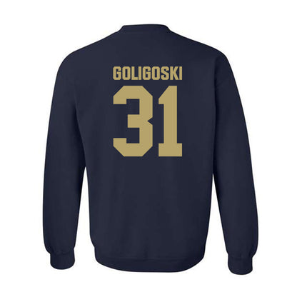 UC Davis - NCAA Football : Sam Goligoski - Classic Shersey Crewneck Sweatshirt-1