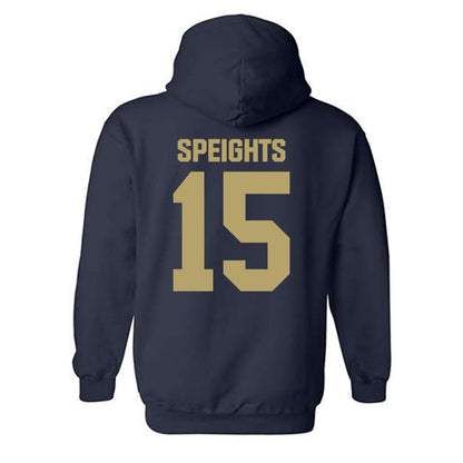 UC Davis - NCAA Baseball : Carter Speights - Classic Shersey Hooded Sweatshirt-1