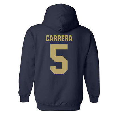 UC Davis - NCAA Men's Water Polo : Jacob Carrera - Classic Shersey Hooded Sweatshirt-1