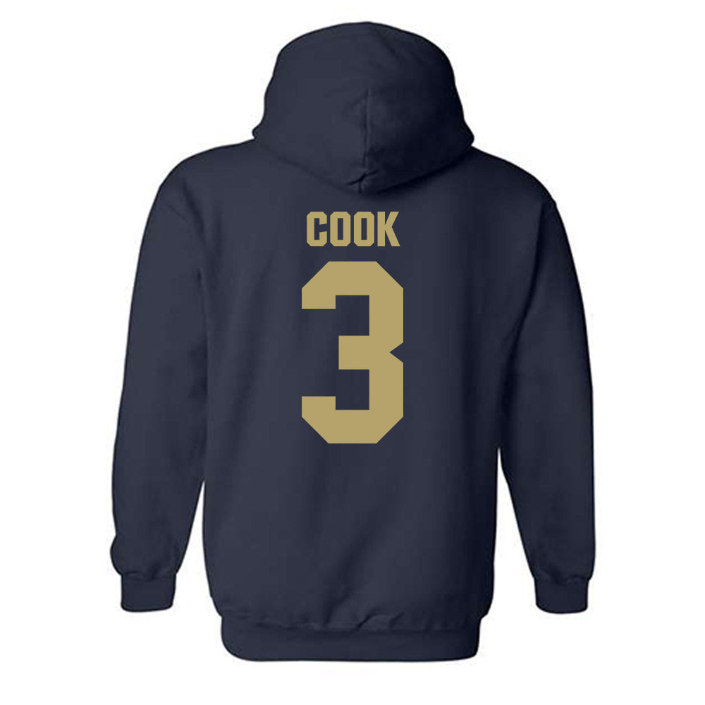 UC Davis - NCAA Beach Volleyball : Reagan Cook - Classic Shersey Hooded Sweatshirt-1