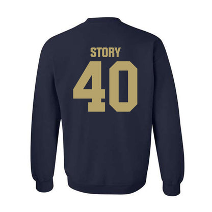 UC Davis - NCAA Baseball : Zach Story - Classic Shersey Crewneck Sweatshirt-1