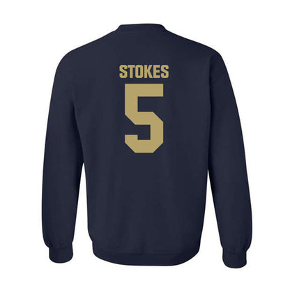 UC Davis - NCAA Men's Basketball : Jalen Stokes - Classic Shersey Crewneck Sweatshirt-1