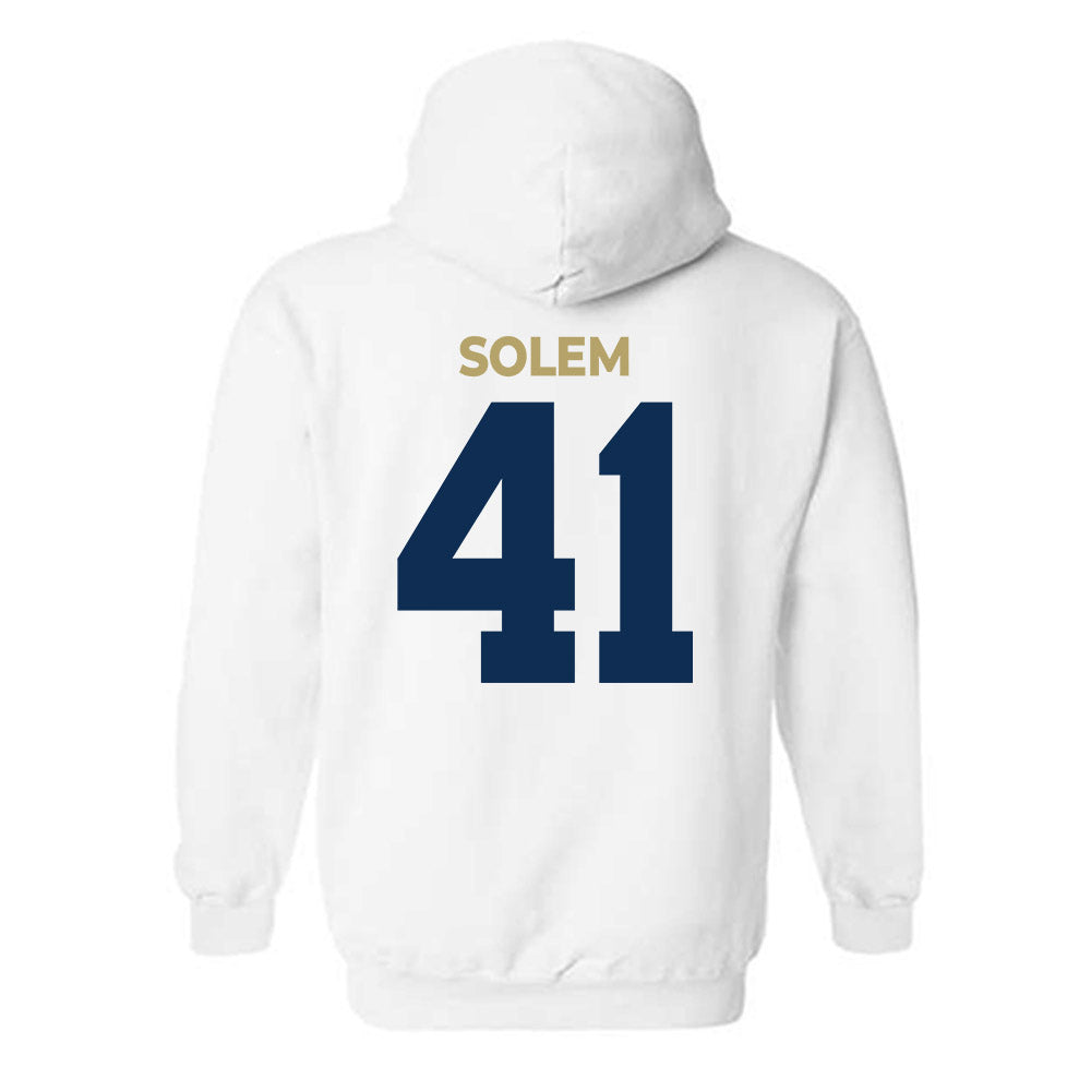 UC Davis - NCAA Baseball : Eli Solem - Classic Shersey Hooded Sweatshirt-1