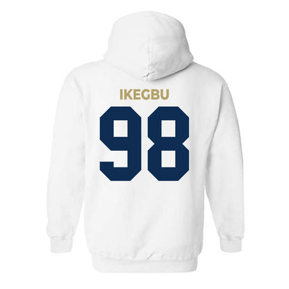 UC Davis - NCAA Football : Ike Ikegbu - Classic Shersey Hooded Sweatshirt-1
