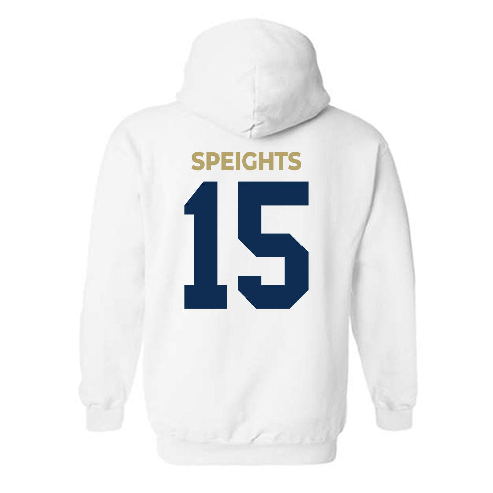 UC Davis - NCAA Baseball : Carter Speights - Classic Shersey Hooded Sweatshirt-1