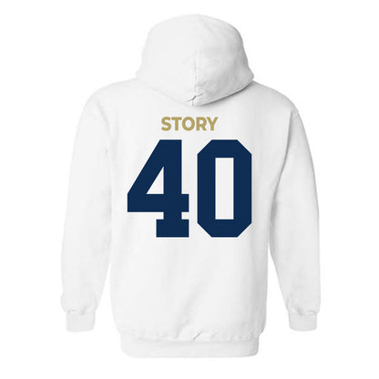 UC Davis - NCAA Baseball : Zach Story - Classic Shersey Hooded Sweatshirt-1