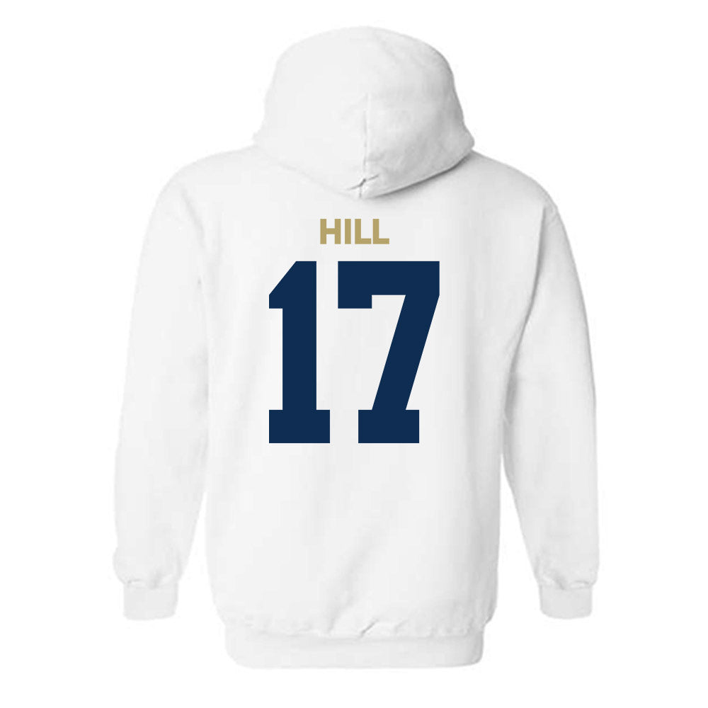 UC Davis - NCAA Football : Kyle Hill - Classic Shersey Hooded Sweatshirt-1