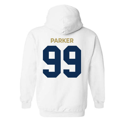 UC Davis - NCAA Football : Tyler Parker - Classic Shersey Hooded Sweatshirt-1