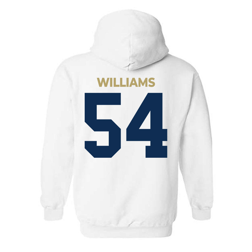 UC Davis - NCAA Football : Jake Williams - Classic Shersey Hooded Sweatshirt-1
