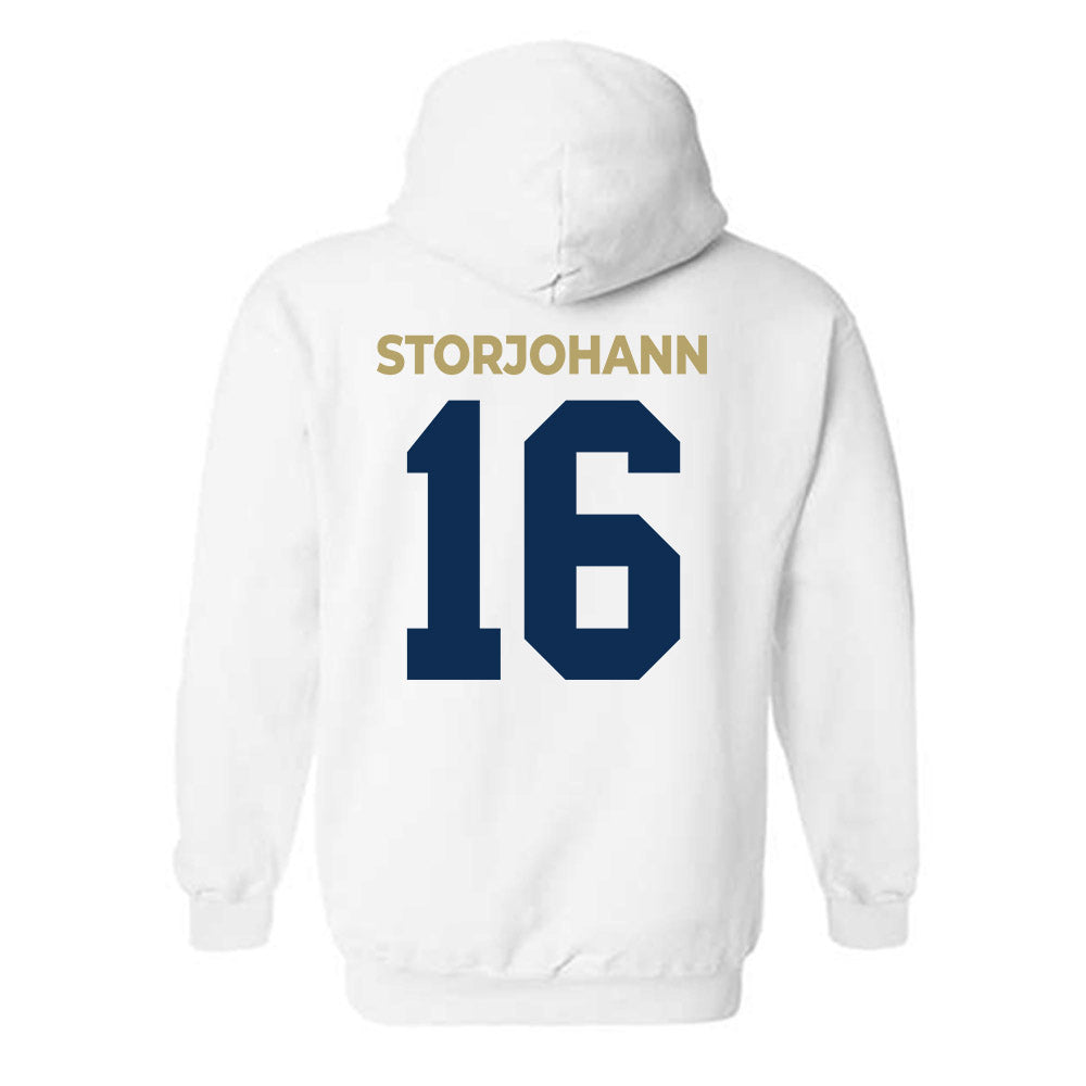UC Davis - NCAA Baseball : Peter Storjohann - Classic Shersey Hooded Sweatshirt-1