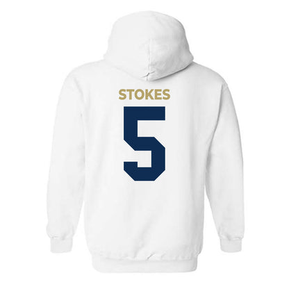UC Davis - NCAA Men's Basketball : Jalen Stokes - Classic Shersey Hooded Sweatshirt-1