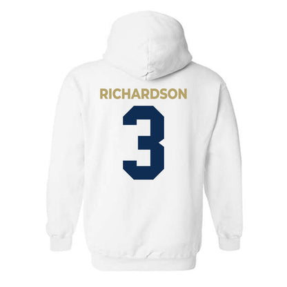 UC Davis - NCAA Football : Ty Richardson - Classic Shersey Hooded Sweatshirt-1