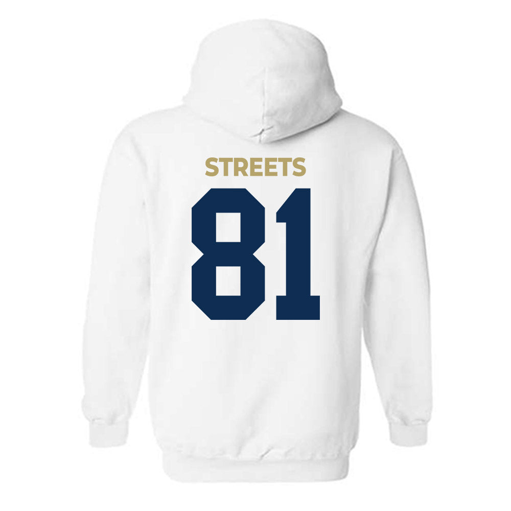 UC Davis - NCAA Football : LaDanian Streets - Classic Shersey Hooded Sweatshirt-1