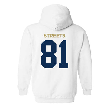 UC Davis - NCAA Football : LaDanian Streets - Classic Shersey Hooded Sweatshirt-1